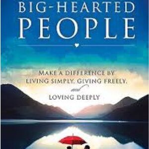 Big-Hearted People — Blue Gradient Cover with Red Umbrella